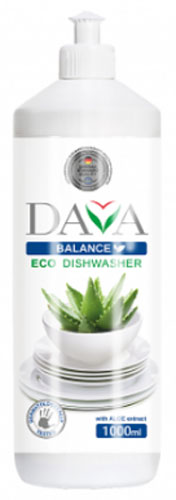 Гель для ручного миття посуду DAVA BALANCE з екстрактом алое 1 л